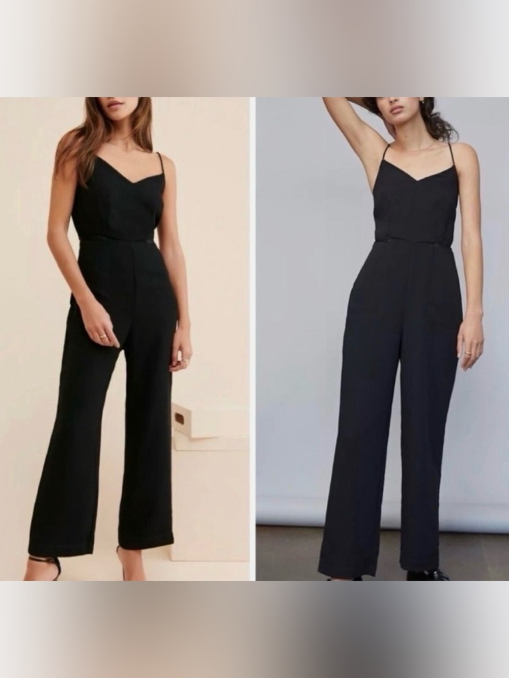 Maeve Magdalena Black Jumpsuit